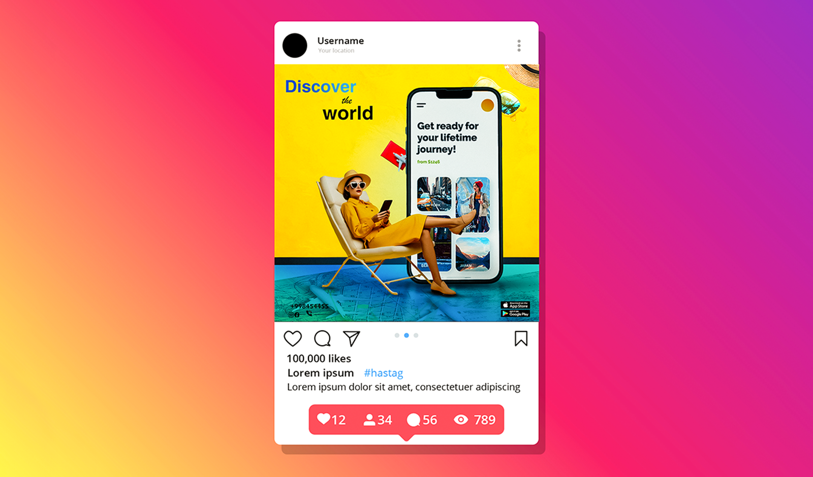 تصميم منشورات جذابة