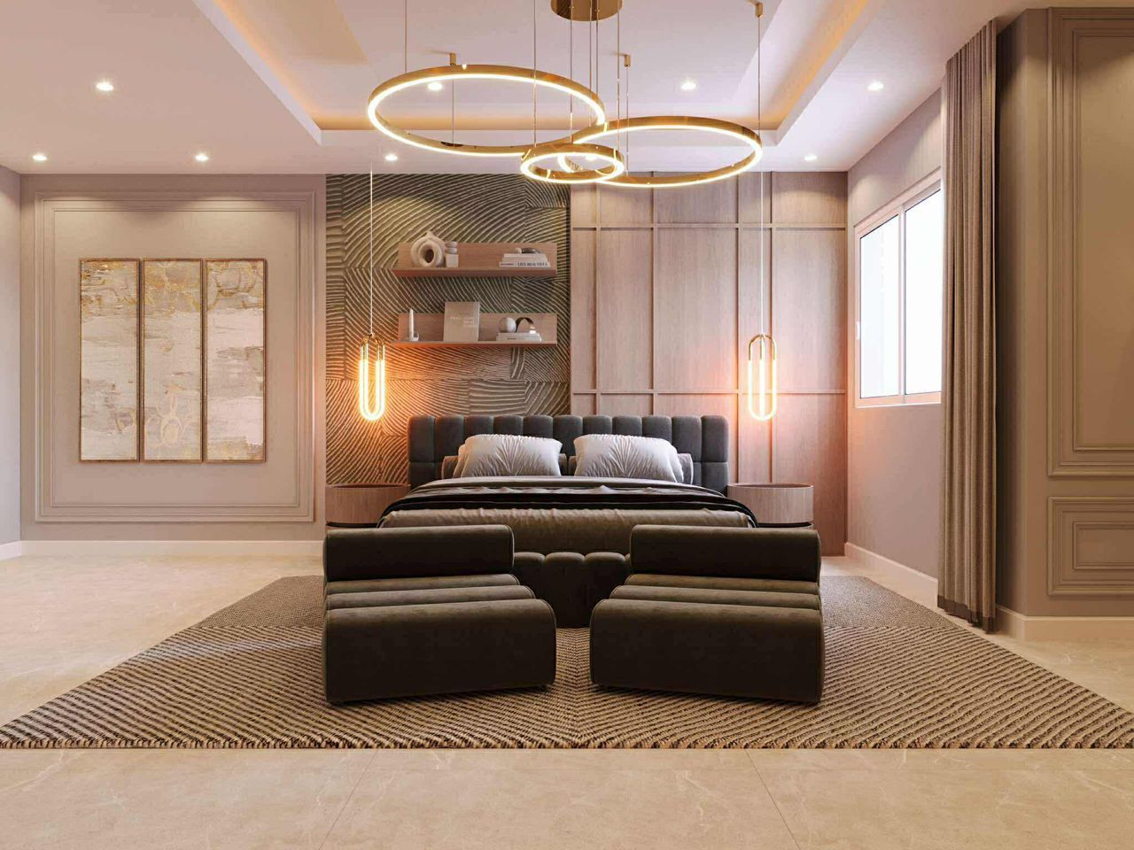 تصميم داخلي لشقة سكنية